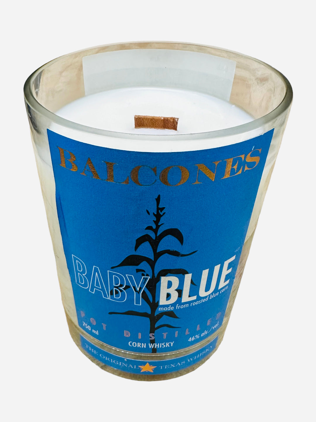 Upcycled Bottle Candle: Balcones