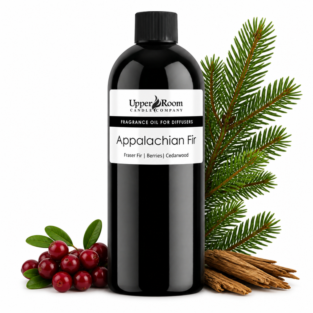 Appalachian Fir Scent Diffuser Oil 500ml bottle, Upper Room Candle Company