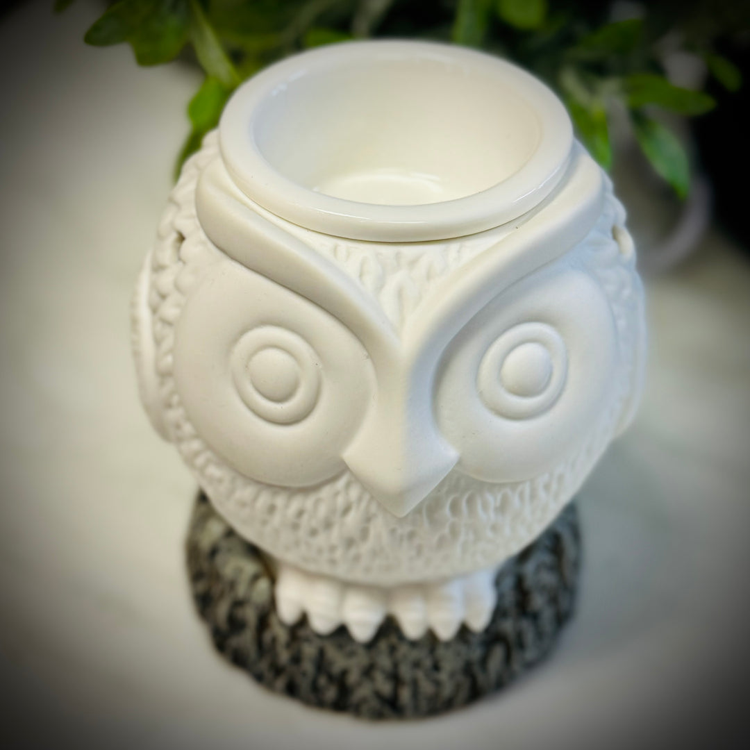 Electric Wax Melter: Ceramic Owl