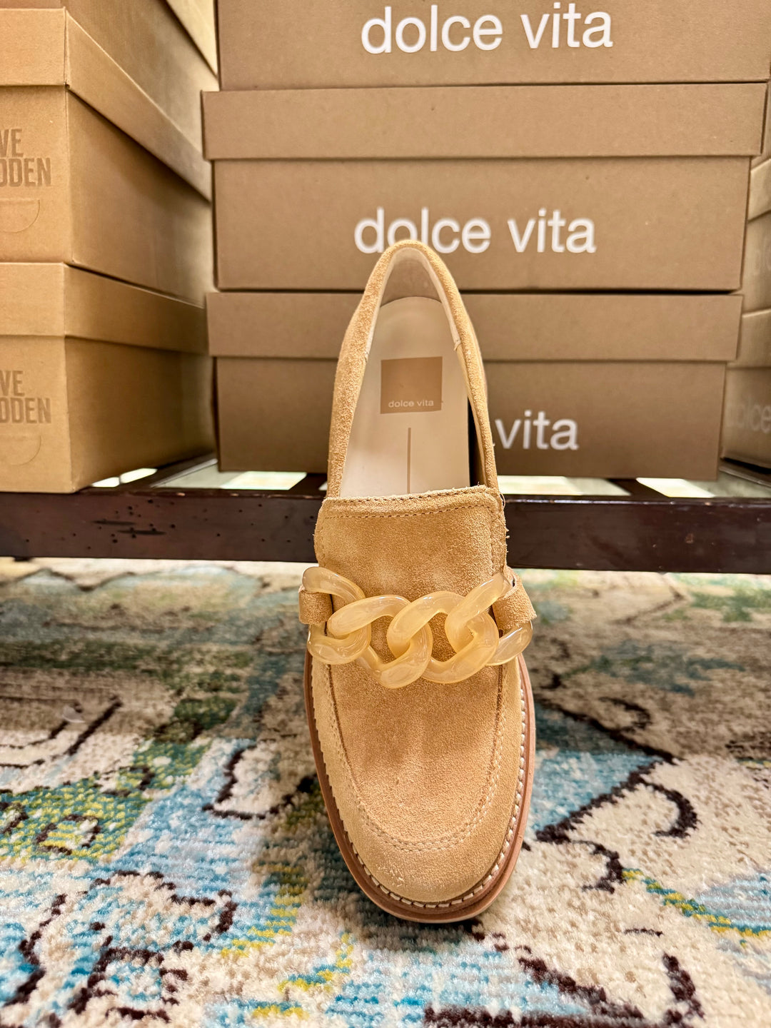 Toffee Suede Loafer by Dolce Vita
