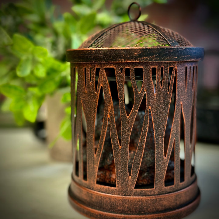 Electric Wax Melter: Glowing Fire Pit