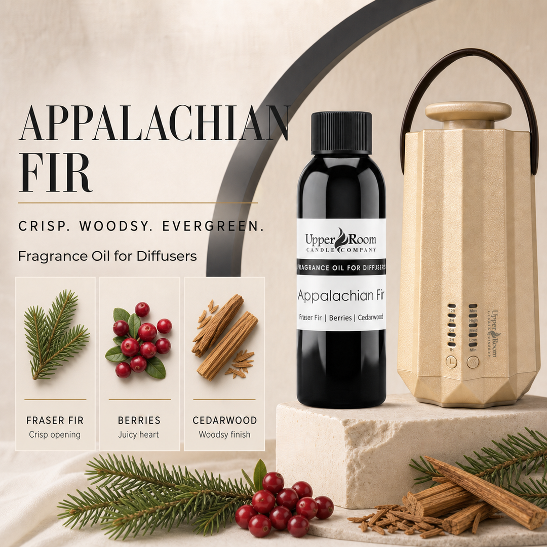 Appalachian Fir Scent Diffuser Oil, Upper Room Candle Company
