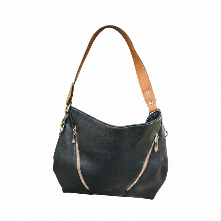Faux Leather Shoulder Bag