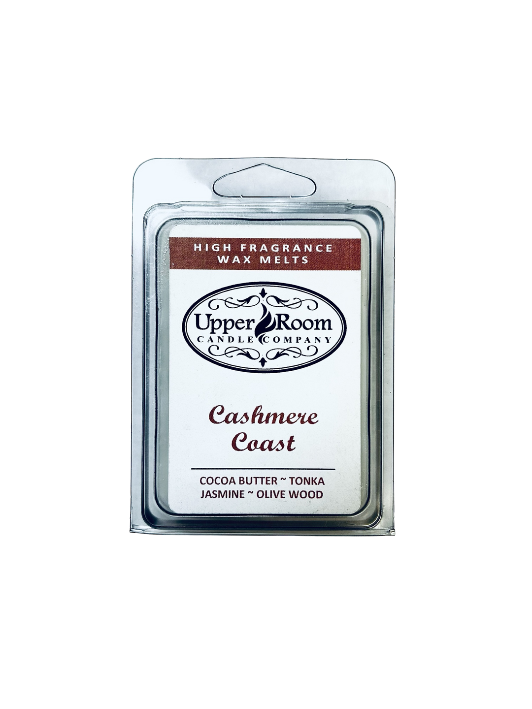 Cashmere Coast wax melts upper room candle company