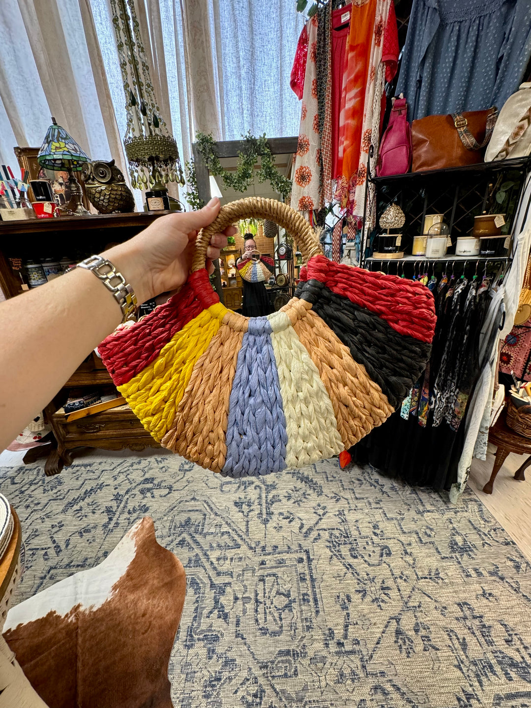 Sunbeam Straw Purse