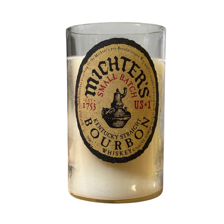 Hand-cut Bottle Unscented Candle (15oz)