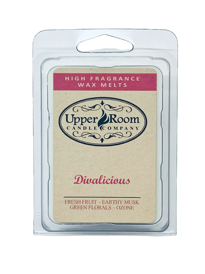 Divalicious wax melts upper room candle company