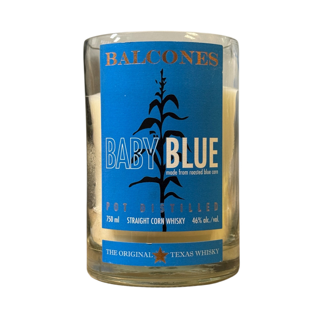 Hand-cut Bottle Unscented Candle (15oz)