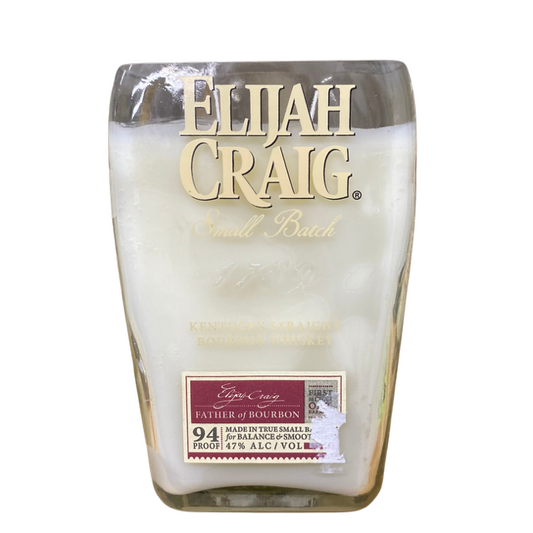 Upcycled Bottle Candle: Elijah Craig