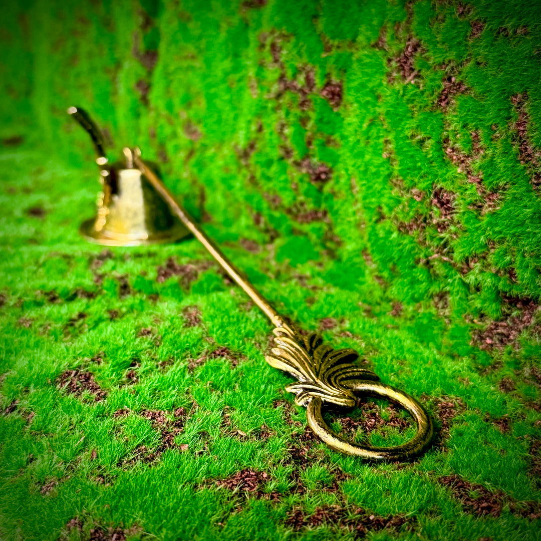 Brass Feather Hat Candle Snuffer