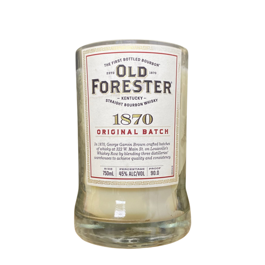 Upcycled Bottle Candle: Old Forester