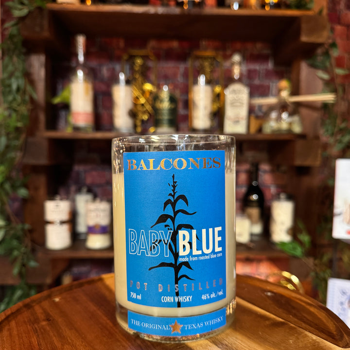 Upcycled Bottle Candle: Balcones
