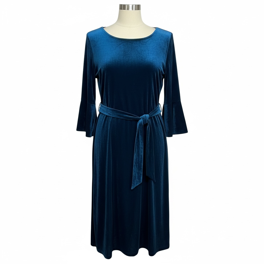 Luxe Velvet Midi Dress