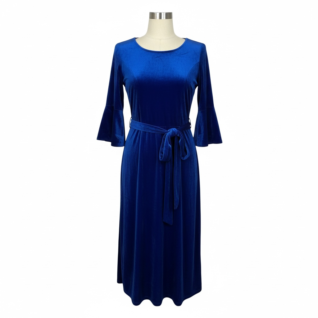 Luxe Velvet Midi Dress