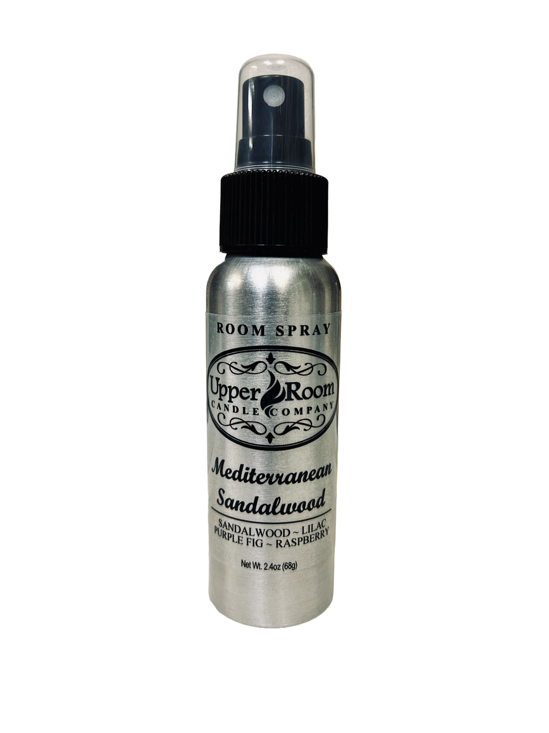 Mediterranean Sandalwood room spray from upper room candle company