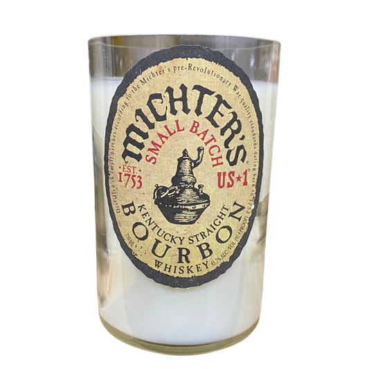 Upcycled Bottle Candle: Michter's