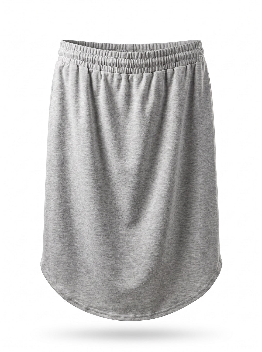Heather Gray Pull-On Skirt