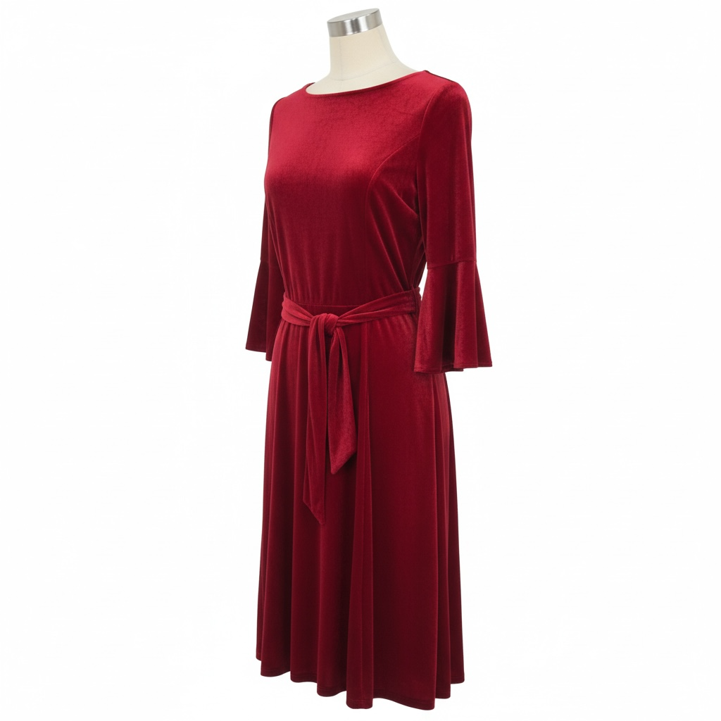 Luxe Velvet Midi Dress