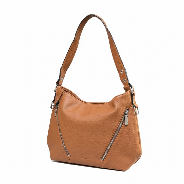 Faux Leather Shoulder Bag