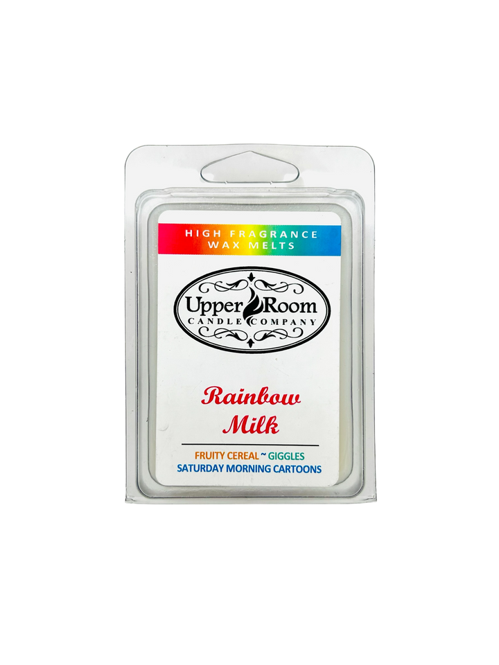 Rainbow Milk scented wax melts from upper room candle company