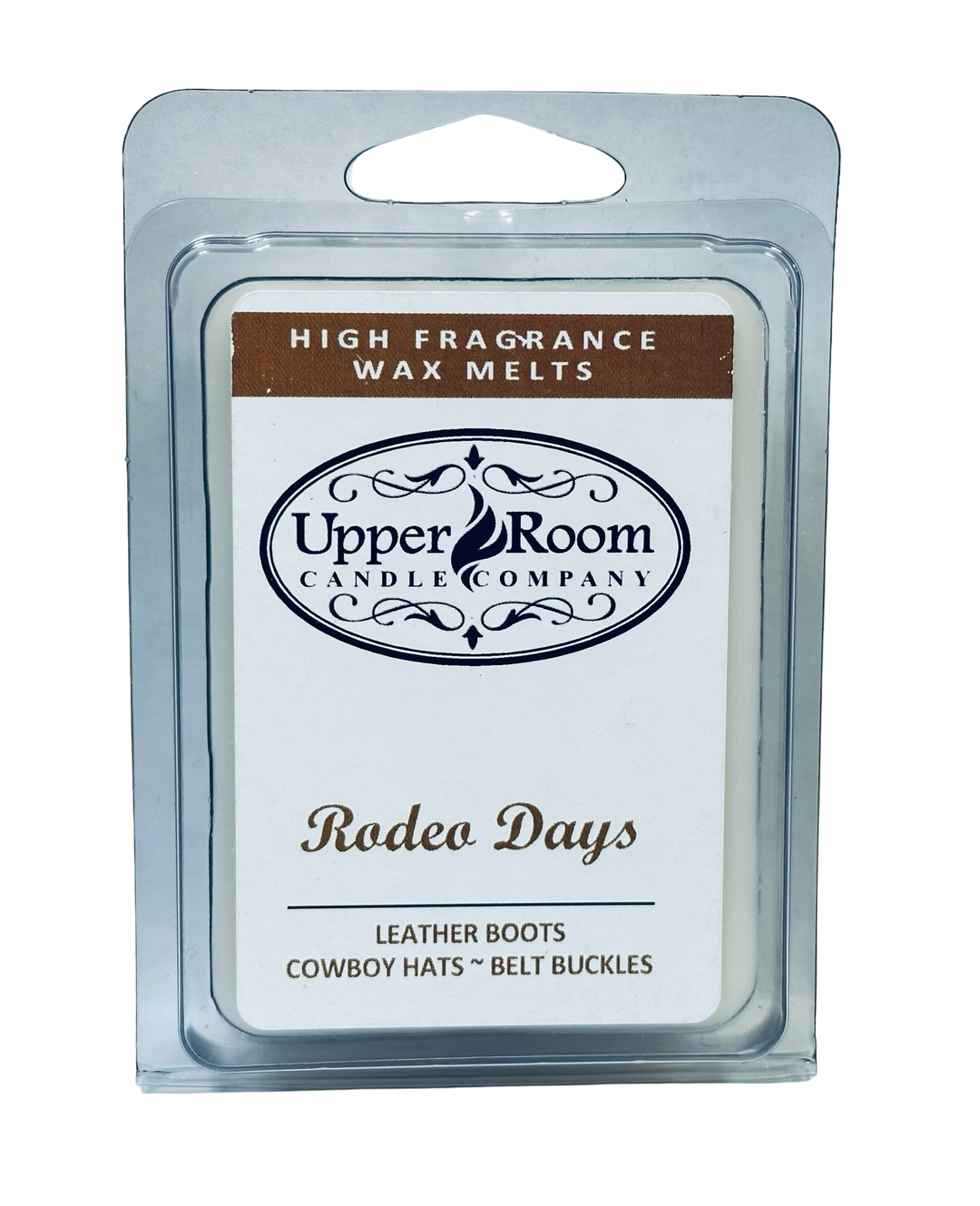 Rodeo days scented wax melts from upper room candle company