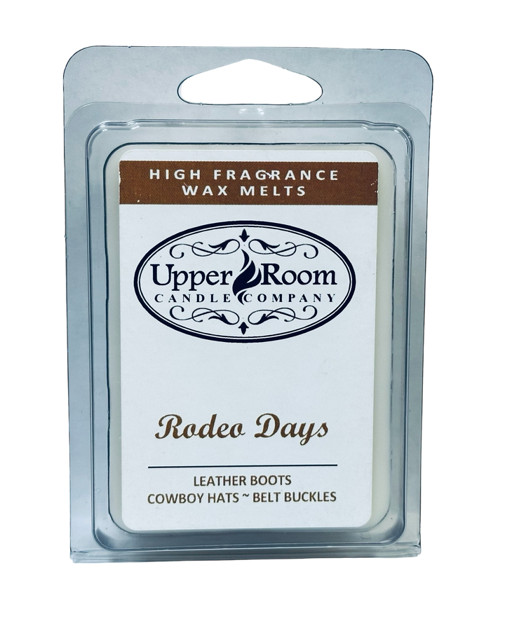 Rodeo days scented wax melts from upper room candle company