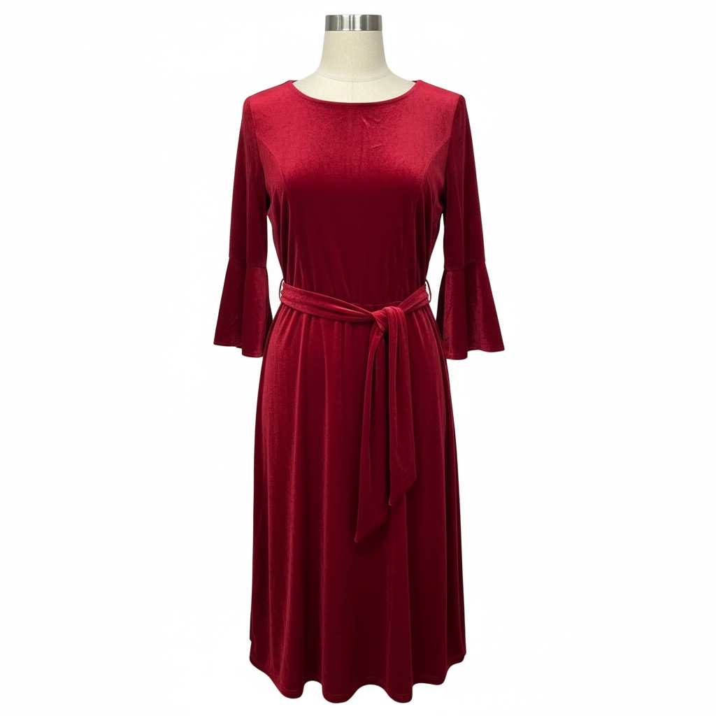 Luxe Velvet Midi Dress