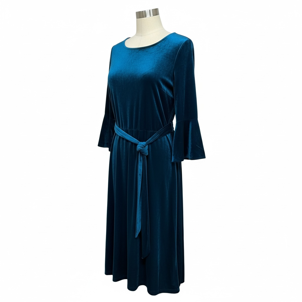 Luxe Velvet Midi Dress