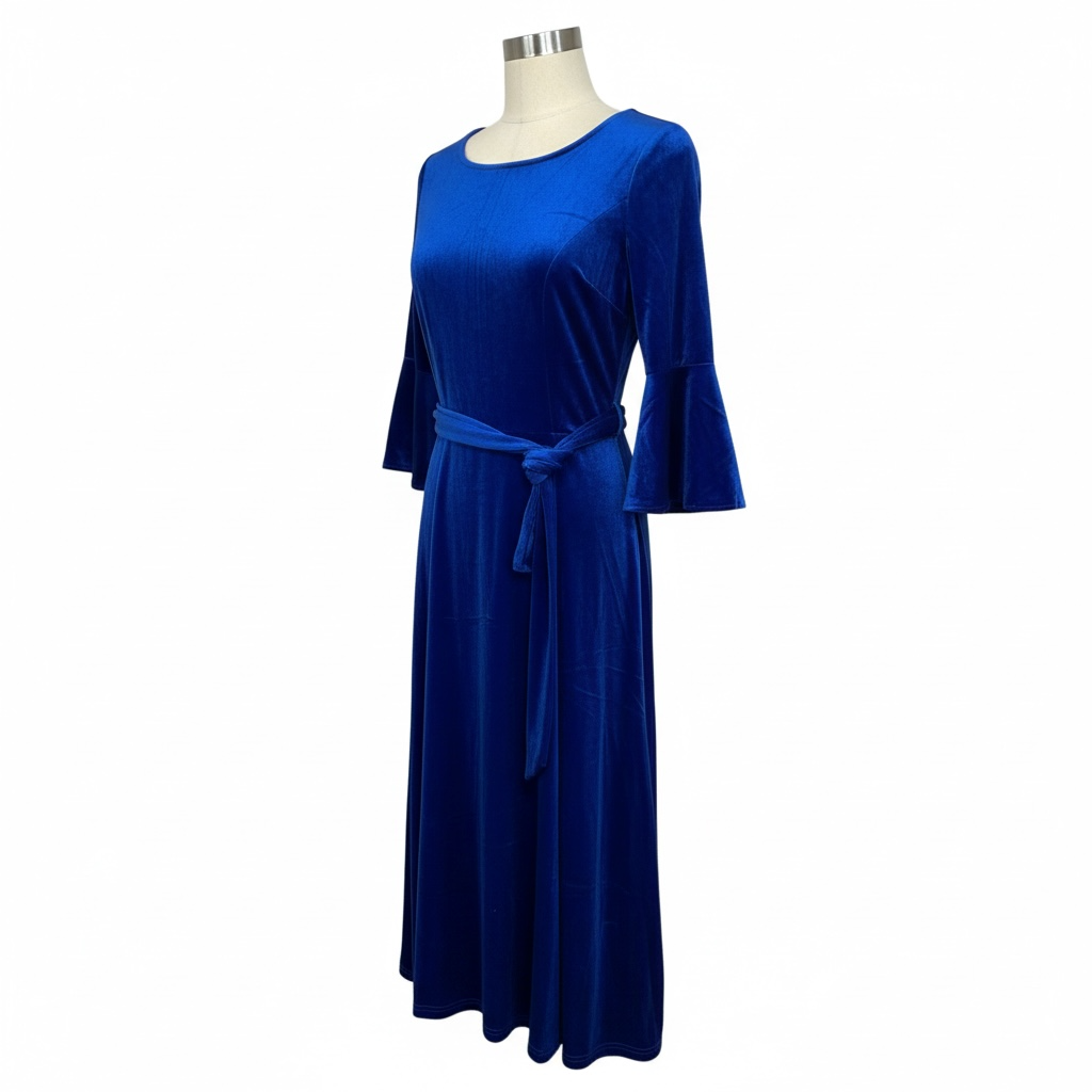 Luxe Velvet Midi Dress