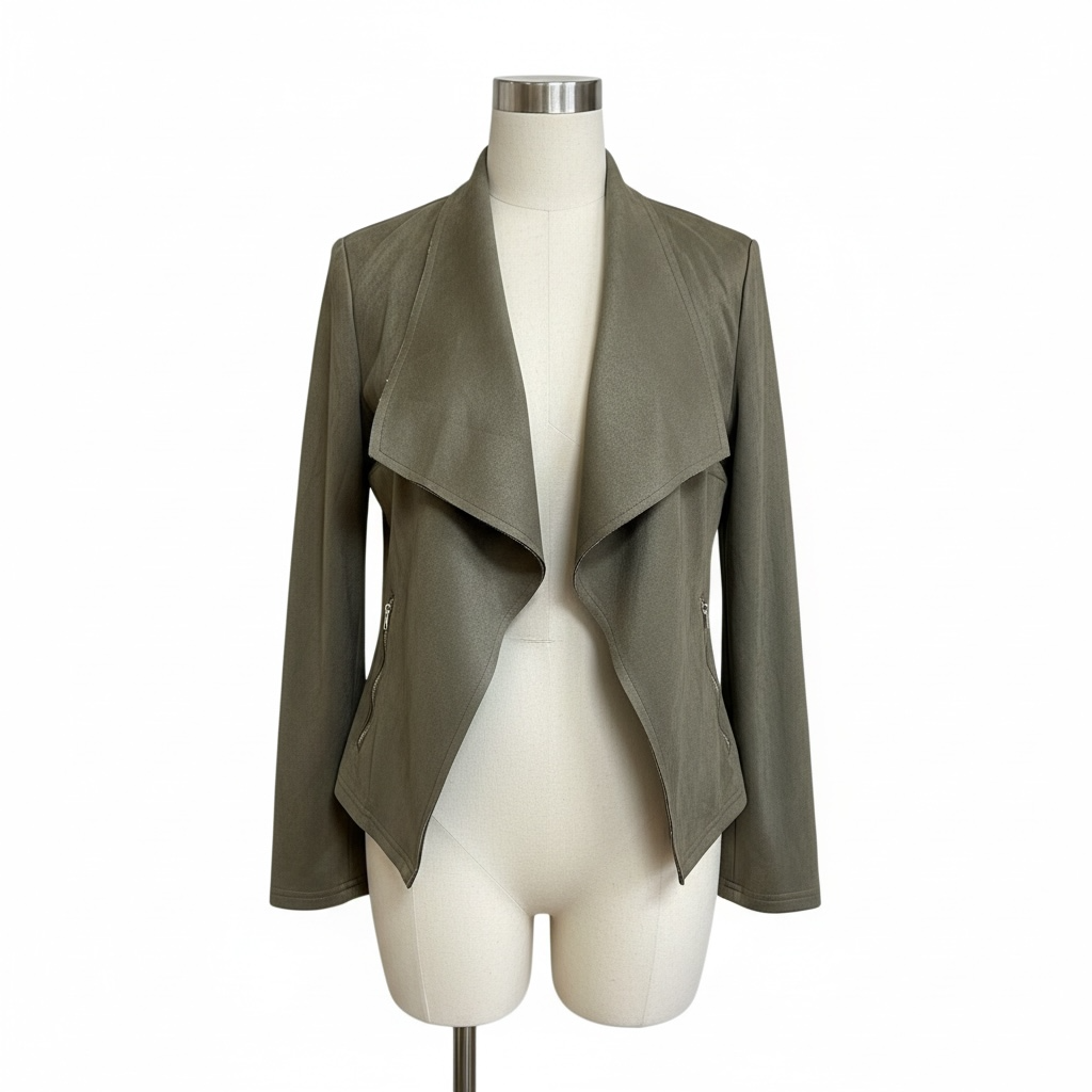 Assorted Suede Drape Jacket