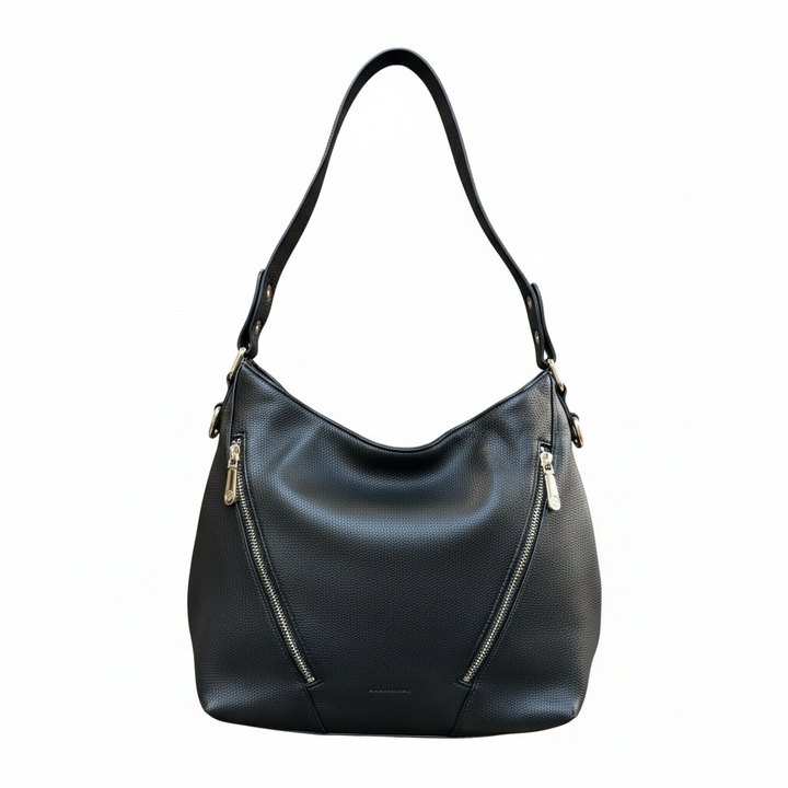 Faux Leather Shoulder Bag