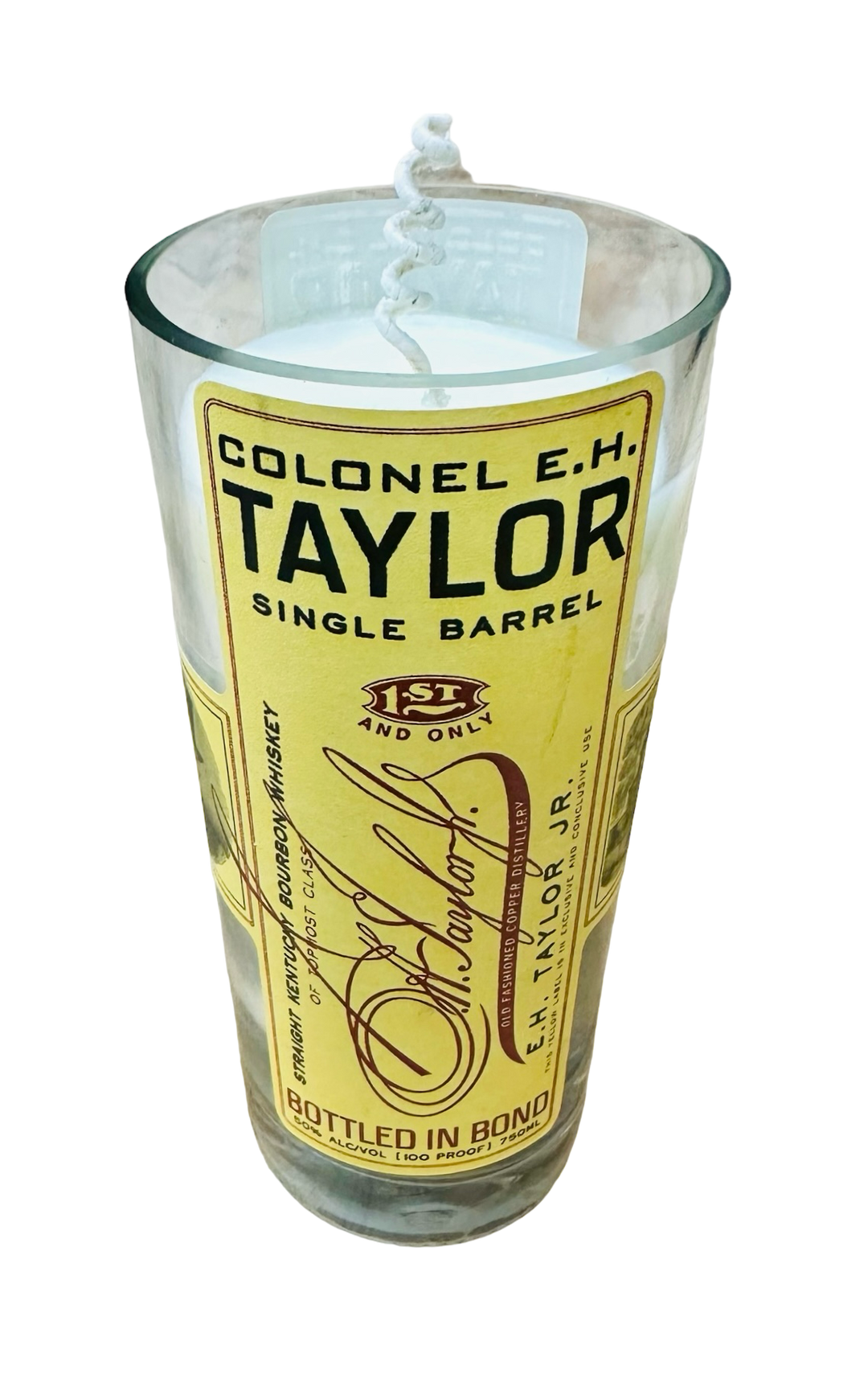 Upcycled Bottle Candle: Taylor